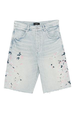 Light indigo cotton denim shorts PURPLE BRAND | P070USEL226LTINDIGO